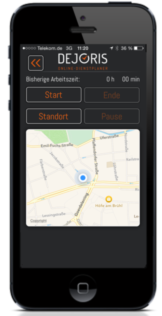 Zeiterfassung mit der iPhone-App Zeiterfassung mit der iPhone-App